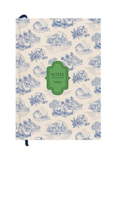 Papier Once Upon A Time Hardcover Lined Notebook In White