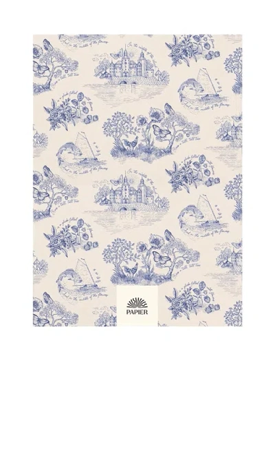 Papier Once Upon A Time Hardcover Lined Notebook In White