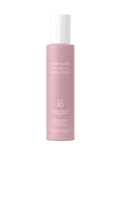 Tan-luxe Sci-tech Photoadaptive Marine Body Mist Spf 30 In Transparent