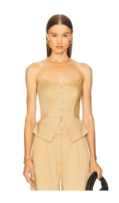 Zuleyha Kuru Desmia 탑 In Brown