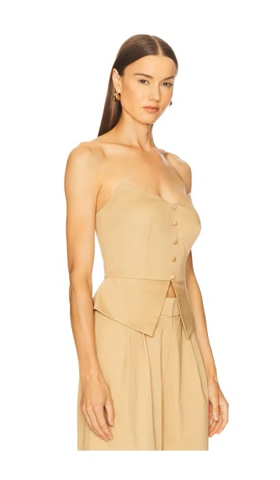 Zuleyha Kuru Desmia 탑 In Brown