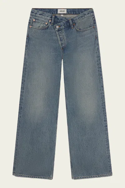 Agolde Arc Criss Cross Jean In Conclusion In Blue