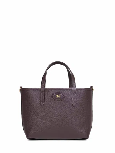 Burberry Brown And Beige Bloomsbury Mini Reversible Tote Bag In Brown