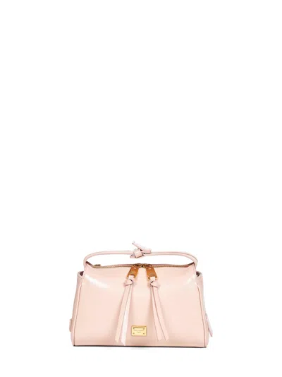Dolce & Gabbana Convertible Top Handle Crossbody In Pink