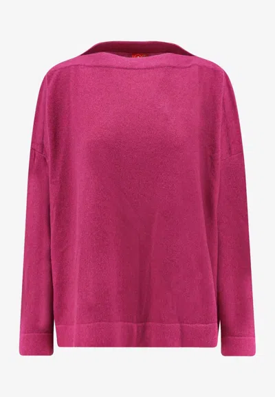 F Cashmere Maglia Daisy 1 In Cashmere In Pink
