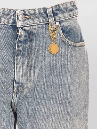 Stella Mccartney Stella Mc Cartney Flared Leg Denim Jeans In Blue