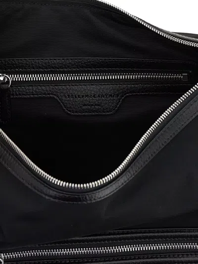 Stella Mccartney Womens Ultra Black Dartmoor Patent Vegan Leather Shoulder Bag