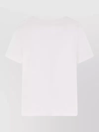 Chloé Baby Fit T-shirt In Cotton Jersey With Passion Fruit Print In White
