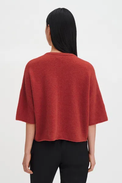 Filippa K Yak Tee In Red