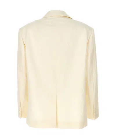 Dries Van Noten Birdy Single-breasted Blazer In Brown