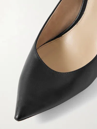 Khaite The River 75mm Leather Pumps In Animal Print