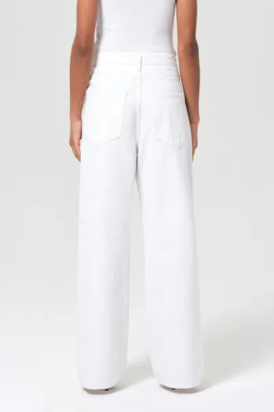 Agolde Vana Fold Jean In Milkshake In White