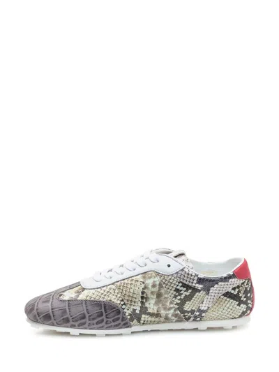 Marni Sneaker Low Multitexture In Gray