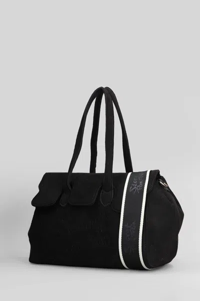 Secret Pon-pon Secret Pon Pon Monica Tote Medium Tote In Black