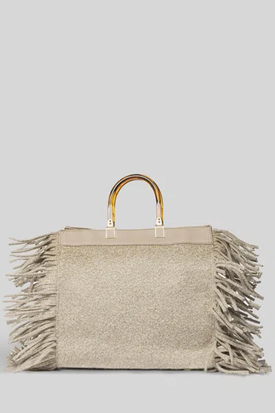 Secret Pon-pon Secret Pon Pon Jacqueline Tote Larg Tote In Neutral