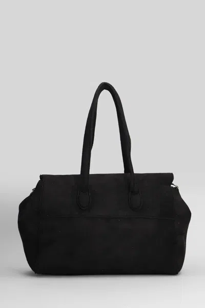 Secret Pon-pon Secret Pon Pon Monica Tote Medium Tote In Black