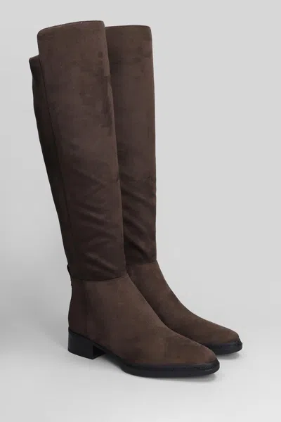 Michael Kors Lex Boot Low Heels Boots In Animal Print