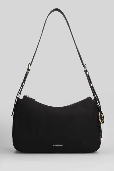 Michael Kors Shoulder Bag Adjustable Strap Gold Tone Hardware In Black