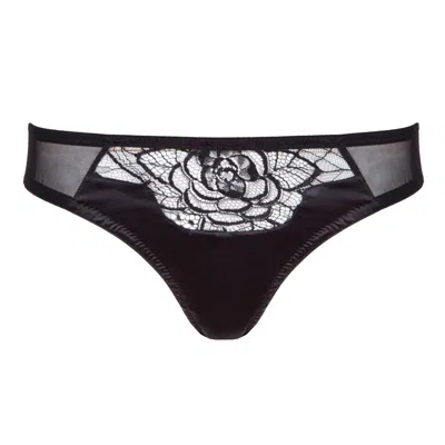 Emma Harris Women's Tiffany Thong In Midnight Black In Black