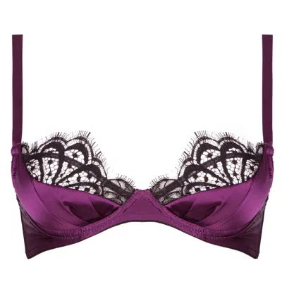 Emma Harris Women's Renee Balcony Bra In Blackberry In Multi