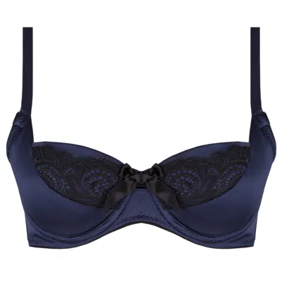 Emma Harris Women's Blue Signature Navy Balcony Bra In Multi