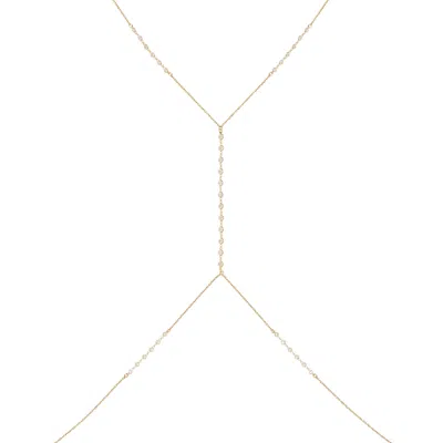 Lya Soul Jewelry Women's Gold / Neutrals Nahla Body Chain In Gold