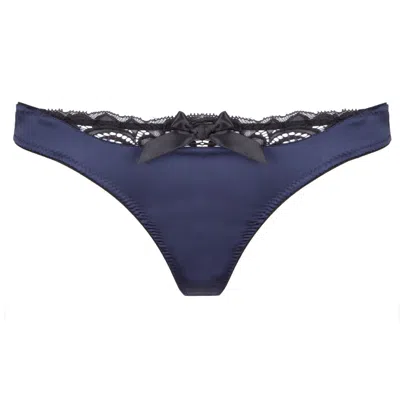 Emma Harris Women's Blue Signature Navy Skinny Brief In Blue