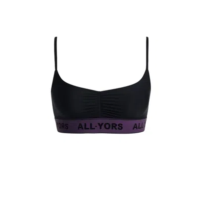 Yorstruly Women's Black Naked Babe Bra - Techsilk - Charcoal In Black