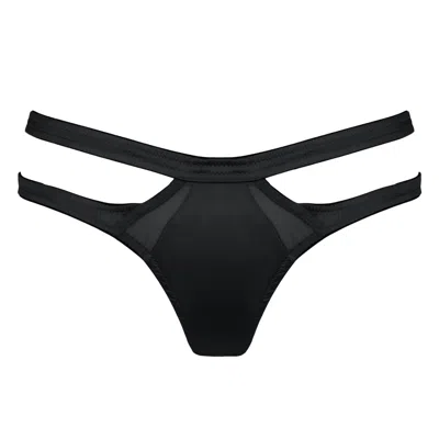 Emma Harris Women's Tamara Black Strappy Briefs In Multi