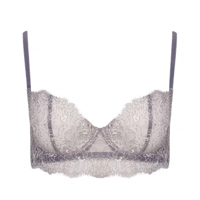 Darily Underwear Women's Grey / Gold Bra Bloom In Multi