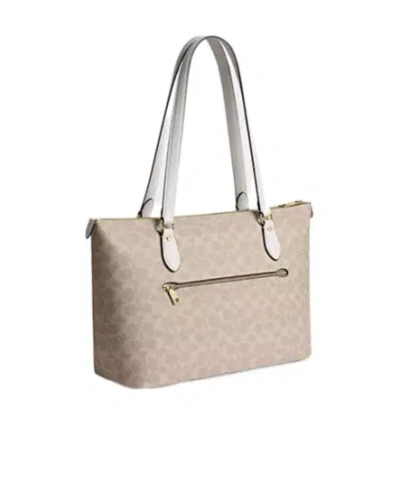 Coach Gallery Tote Bag In Signature Canvas In Brown