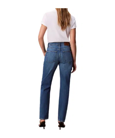 Calvin Klein Jeans Est.1978 High Rise Straight Jeans In White