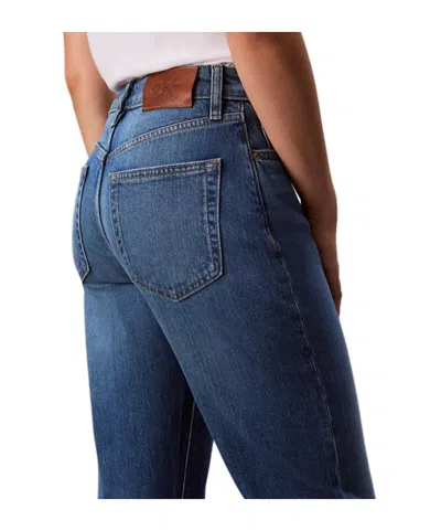 Calvin Klein Jeans Est.1978 High Rise Straight Jeans In White