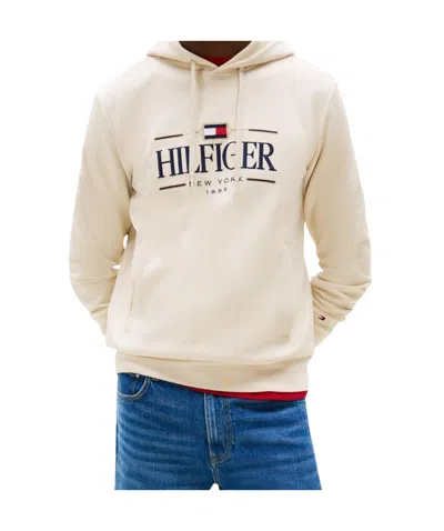 Tommy Hilfiger Beige Icon Hilfiger Hoodie In White