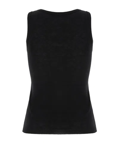Alaïa Crew Neck Vest In Black
