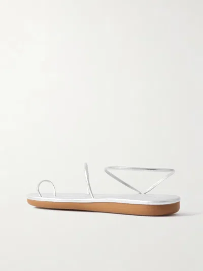 Ancient Greek Sandals Round-toe Flat Sandals In Animal Print