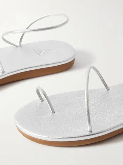 Ancient Greek Sandals Round-toe Flat Sandals In Animal Print