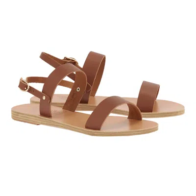 Ancient Greek Sandals Clio Flat Sandals In Brown