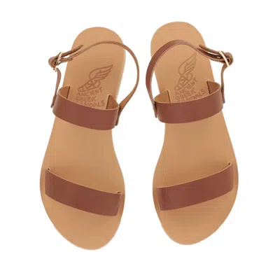 Ancient Greek Sandals Clio Flat Sandals In Brown
