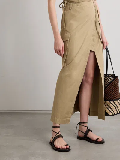 Dries Van Noten Open-heeled And Open-toe Sandals In Brown