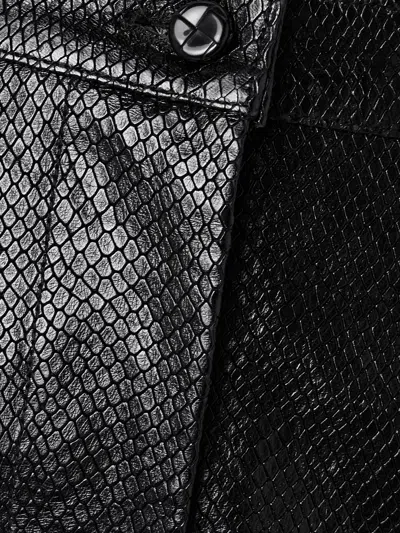 Blazé Milano Slit Midi Skirt In Black