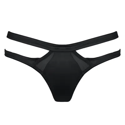 Emma Harris Women's Tamara Black Strappy Briefs In Black