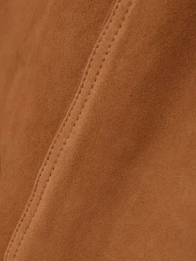 Blazé Milano Casual Pants With Belt Loops In Brown