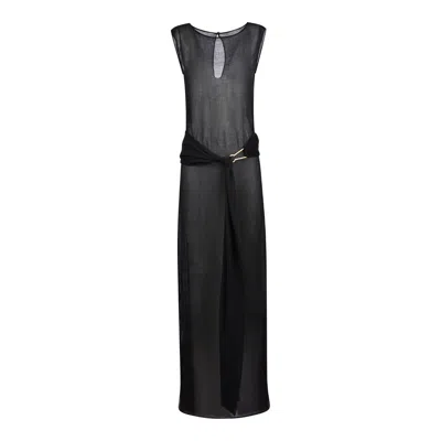 Bianca Resortwear Women's Anya Maxi Dress In Black In Black