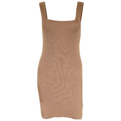 25 Union Women's Brown Elastic Band Mini Dress In Multi