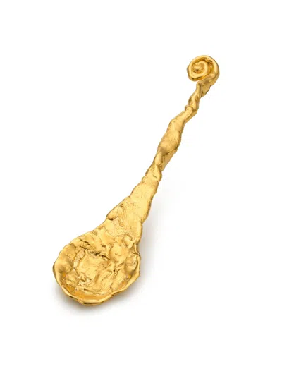 Eva Remenyi Silver Origin Spoon Gold Vermeil In Silver