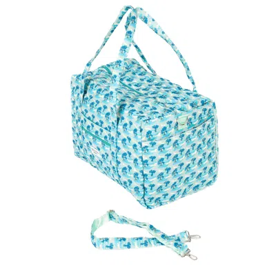 House Of Murphy Women's Blue Riverside Dance Weekend Duffel Bag In Blue