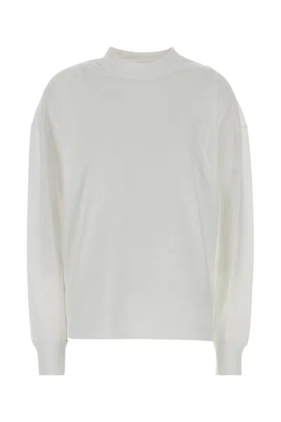 The Row White Cotton Oversize Raveena T-shirt In White