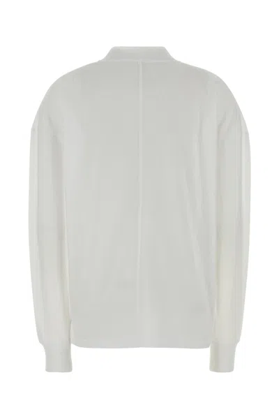 The Row White Cotton Oversize Raveena T-shirt In White