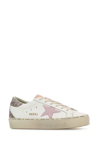Golden Goose Hi Star Sneakers Multicolor In White